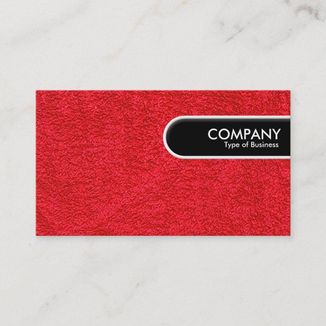 Rounded Edge Tag - Red Carpet (Front)