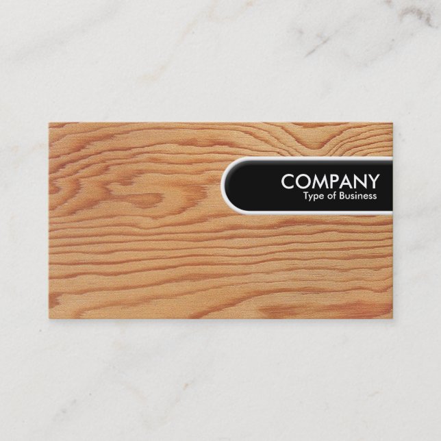 Rounded Edge Tag - Wood (Front)