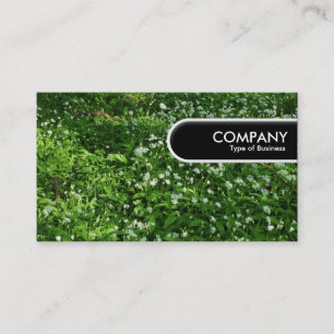 Rounded Edge Tag - Woodland Flowers