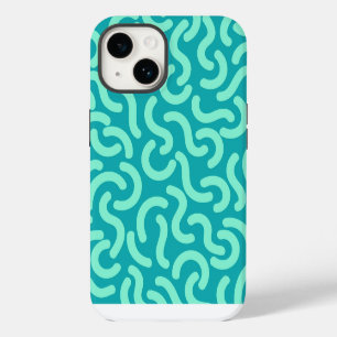 Rounded Lines Seamless Patterns iPhone 14 Case