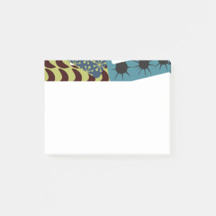 Rounded Mid-Century Modern Rectangles Post-it Notes