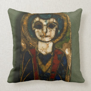 Rounded plaque, depicting Christ or a saint, late Cushion