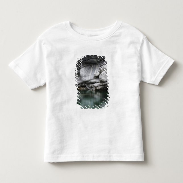 Rounded Rock Cliff by Verzasca River Toddler T-Shirt (Front)