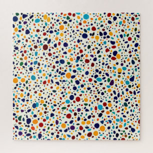 Rounded Terrazzo Stone Polygon Paving  Jigsaw Puzzle