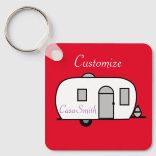 Rounded travel trailer Thunder_Cove Key Ring