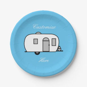 Rounded travel trailer Thunder_Cove Paper Plate