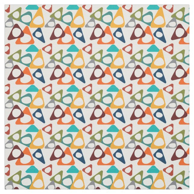 Rounded Triangles  Fabric (Swatch)