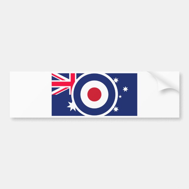Roundel Australia Target Scooter Style Bumper Sticker (Front)