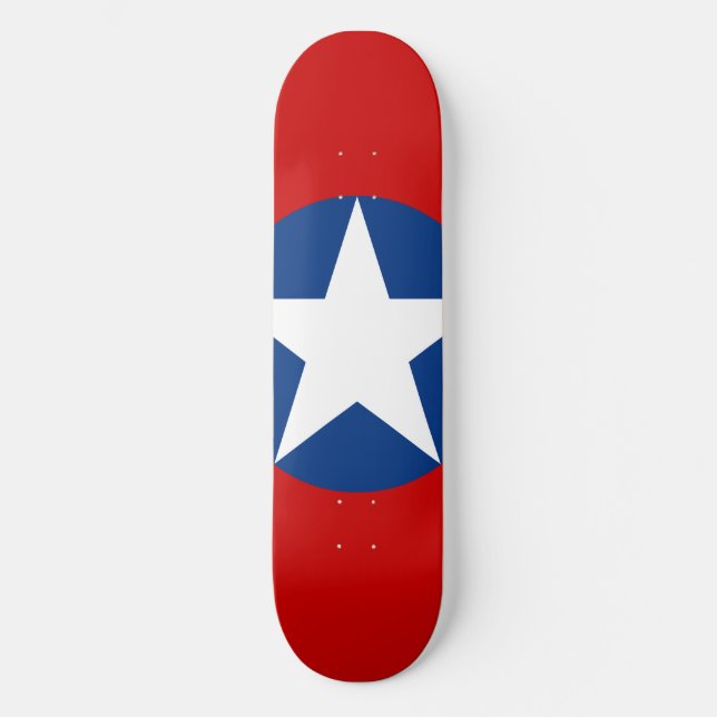 Roundel de Chile Skateboard (Front)