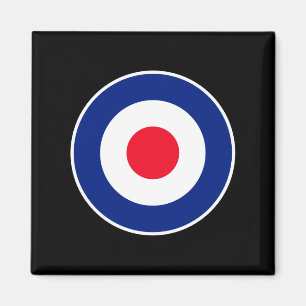Roundel Graphic on Black Magnet
