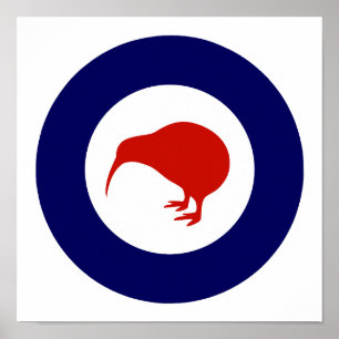 Roundel of New Zealand Poster