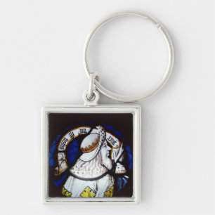 Roundel of the prophet Isaiah Key Ring