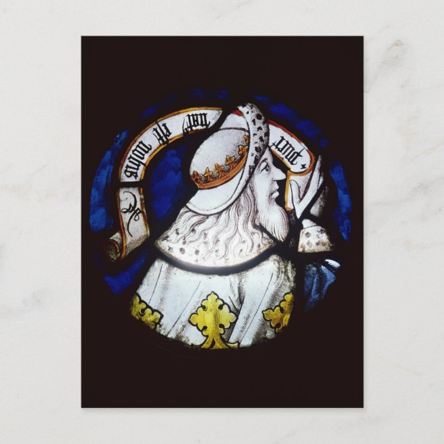 Roundel of the prophet Isaiah Postcard (Front)