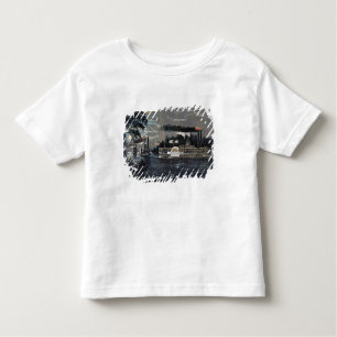 Rounding a Bend on the Mississippi Steamboat Toddler T-Shirt