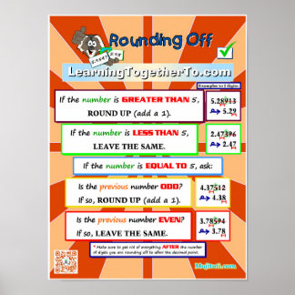 Rounding Off Poster
