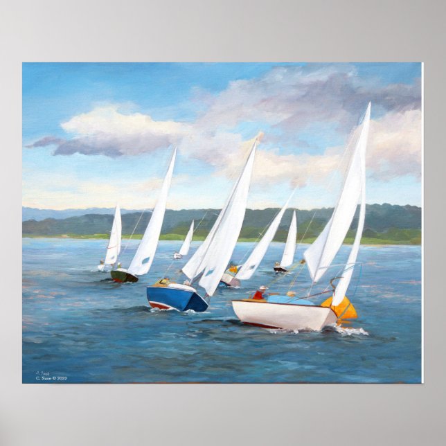 Rounding the Buoy Poster (Front)