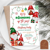 Rounding Up The Gang Gnome Christmas Party