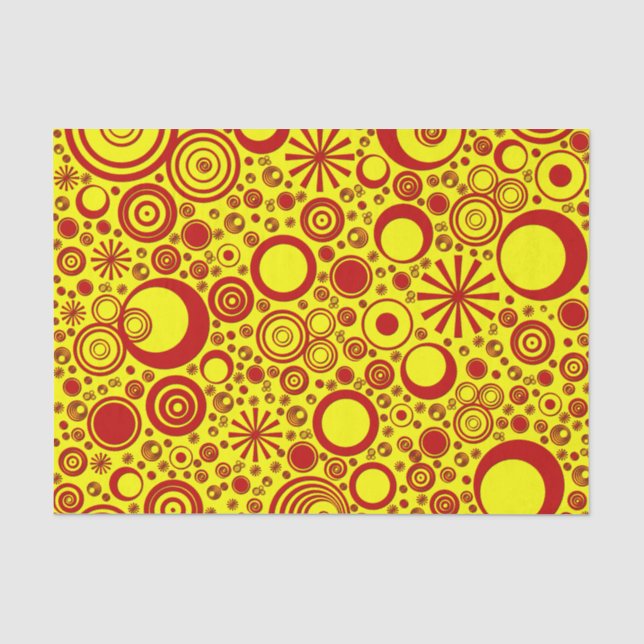 Rounds-Red-Yellow-TISSUE WRAPPING PAPER (Front)