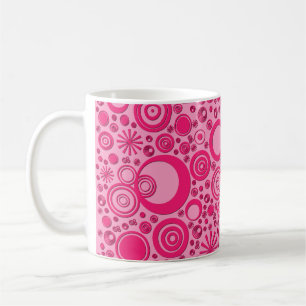 Rounds, Two Toned Pink Coffee Mug