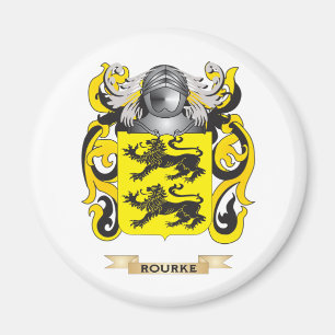 Rourke Coat of Arms (Family Crest) Magnet