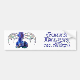 Rourke : Guard Dragon On Duty Bumper Sticker