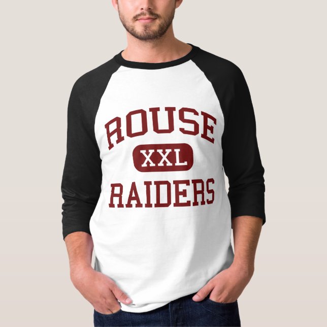 Rouse - Raiders - High School - Leander Texas T-Shirt (Front)