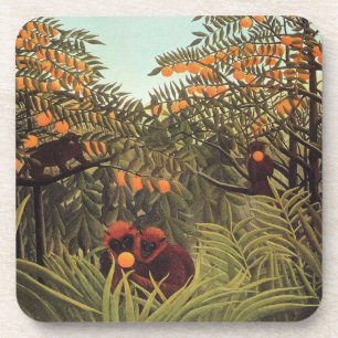 Rousseau - Apes in the Orange Grove Coaster