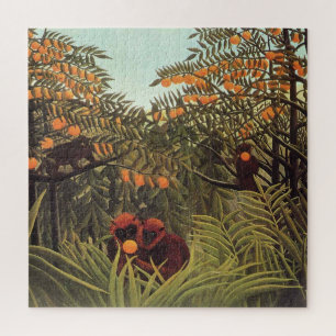 Rousseau - Apes in the Orange Grove Jigsaw Puzzle