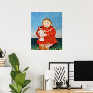 Rousseau - Child with Doll Poster