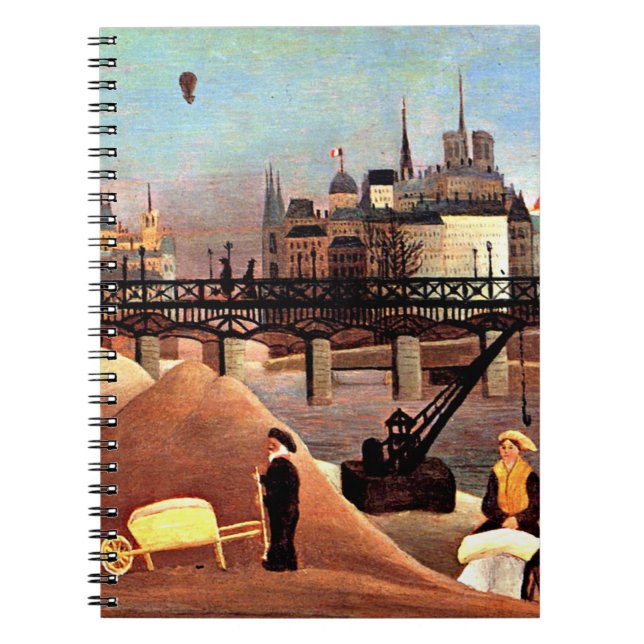 Rousseau - Ile Saint Louis and Notre Dame Notebook (Front)
