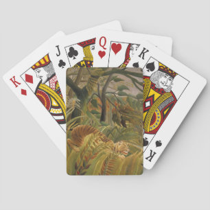 Rousseau Jungle Tropical Tiger Art Playing Cards