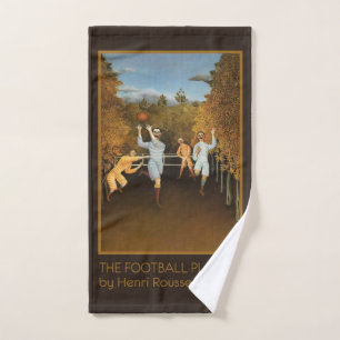 Rousseau’s Football Players hand towel