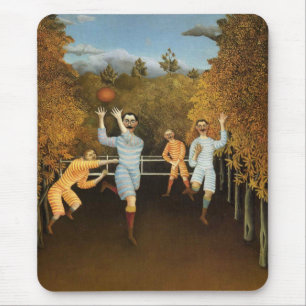 Rousseau’s Football Players mousepad