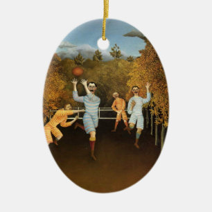 Rousseau’s Football Players ornament