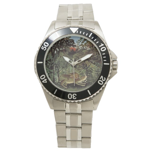 Rousseau’s Hungry Lion art watches (Front)