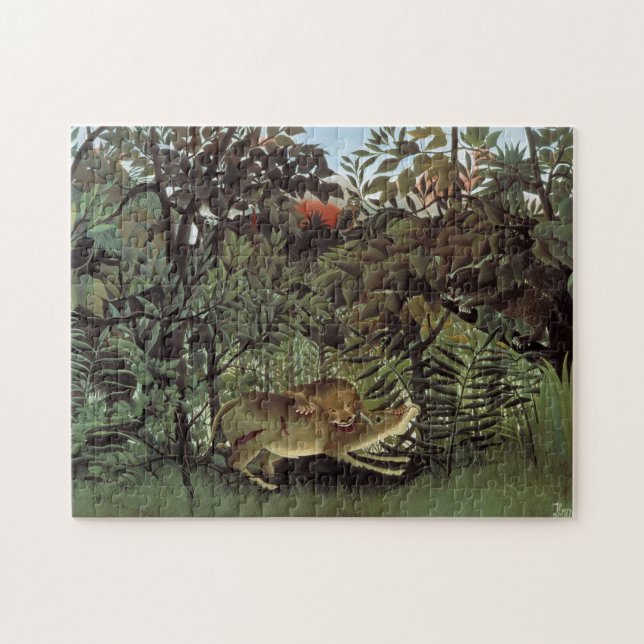Rousseau’s Hungry Lion puzzle (Horizontal)