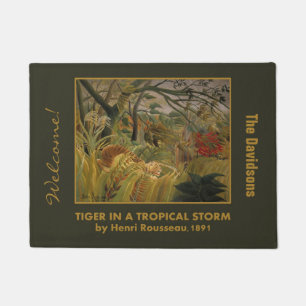 Rousseau’s Tiger custom door mat