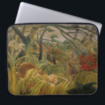 Rousseau’s Tiger laptop sleeve<br><div class="desc">“Tiger in a Tropical Storm” by Henri Rousseau,  1891. See my store (Other > Art) for more items with fine art prints,  made from public domain digital images.</div>