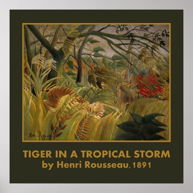 Rousseau’s Tiger poster (Front)