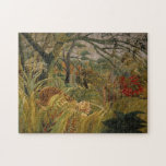 Rousseau’s Tiger puzzle<br><div class="desc">“Tiger in a Tropical Storm” by Henri Rousseau,  1891. See my store (Other > Art) for more items with fine art prints,  made from public domain digital images.</div>