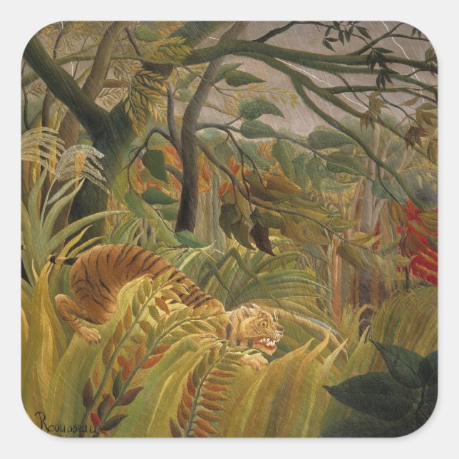 Rousseau’s Tiger stickers (Front)