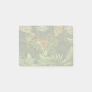 Rousseau Tropical Jungle Lion Painting Post-it Notes