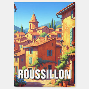 Roussillon France Magnet