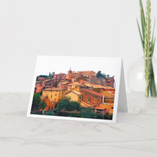 Roussillon greeting card