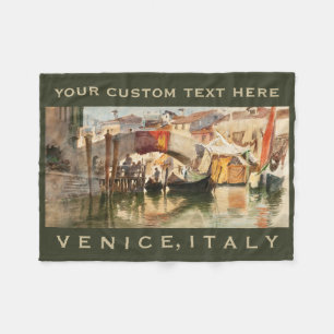 Roussoff’s Venice custom fleece blanket