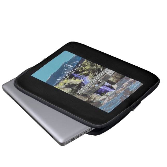 Route 100, Vermont Laptop Sleeve (Front Bottom)