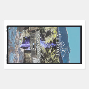 Route 100, Vermont Rectangular Sticker