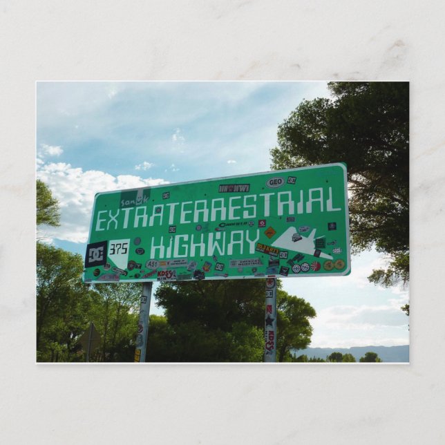Route 375, Extraterrestrial Highway Postcard (Front)