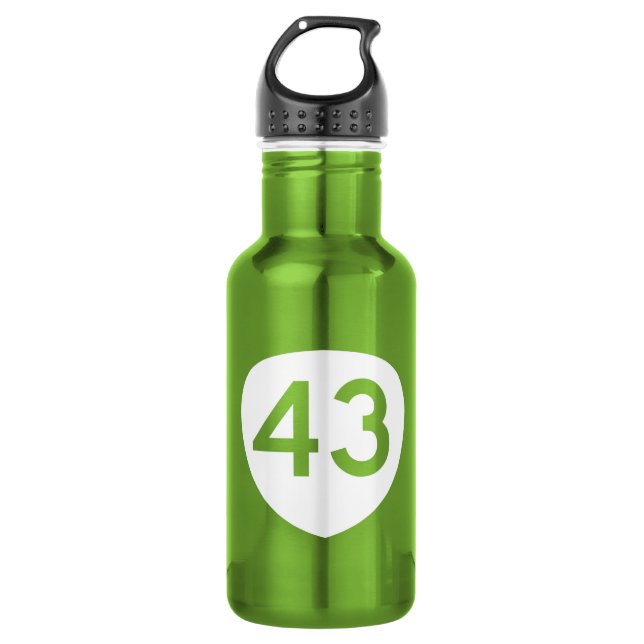 Route 43, Oregon, USA 532 Ml Water Bottle (Front)