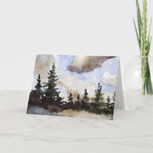 "Route 55 Clouds" Country Roads Greeting Card